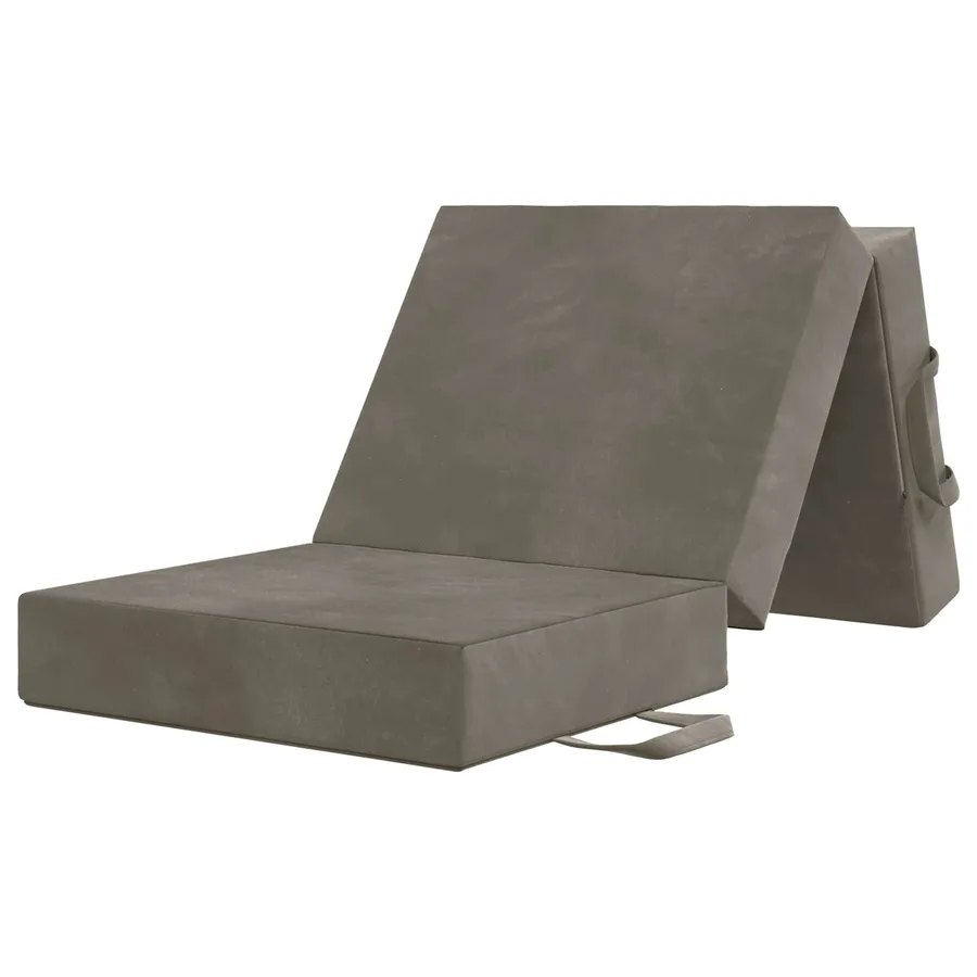 Canapé-lit pliable 75 x 67 x 45 cm Gris clair - 3