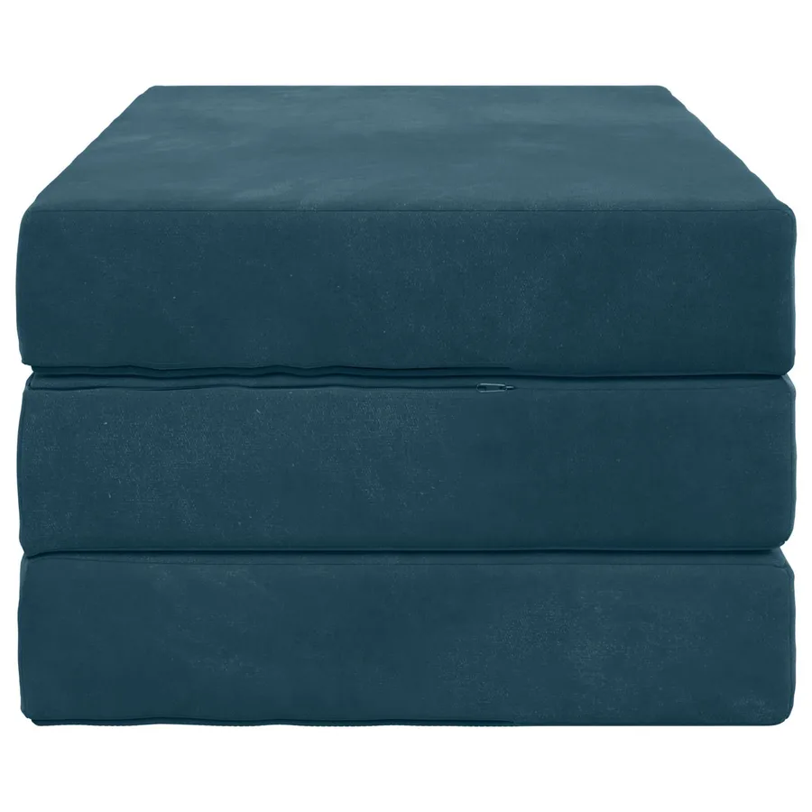 Canapé-lit pliable 100 x 67 x 45 cm Bleu - 4