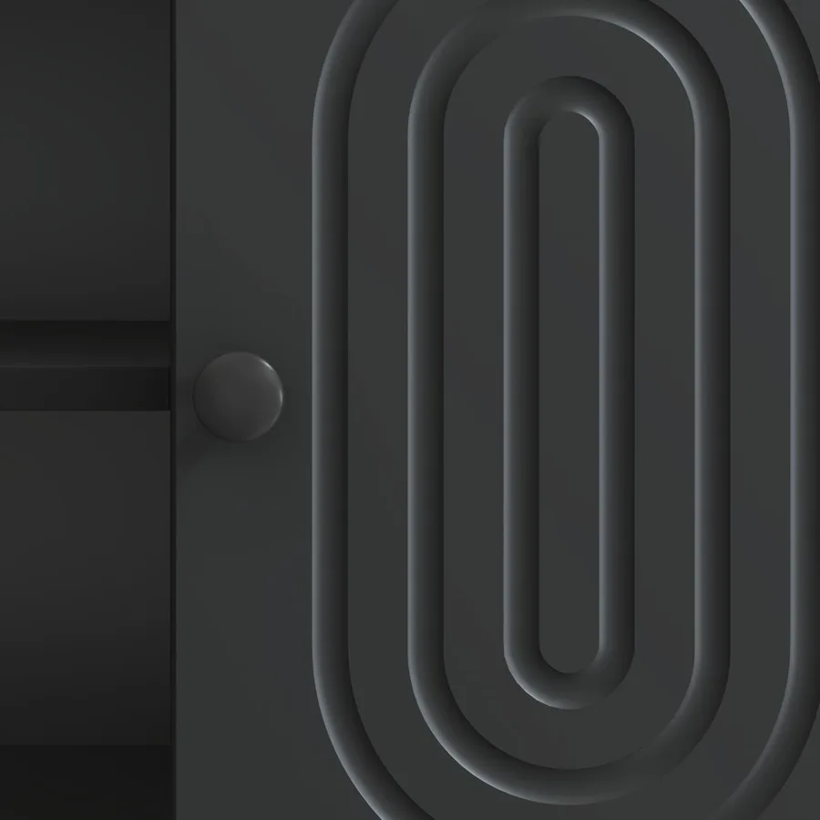 Meuble TV Noir 150 x 31 x 50 cm Bois d'ingénierie - 10
