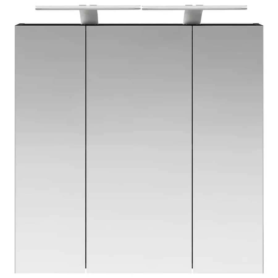 Armoire Miroir de Salle de Bain Chêne noir 70 x 14,5 x 70 cm - 6