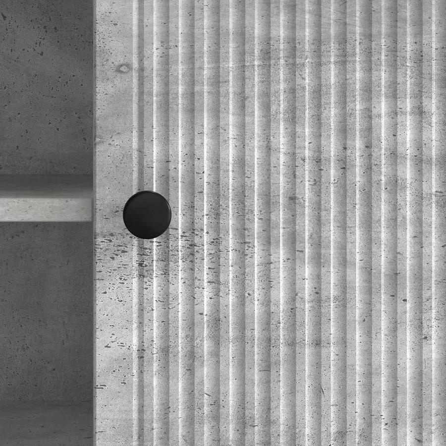 Meuble TV Gris Béton 150 x 31 x 50 cm Bois d’ingénierie - 8