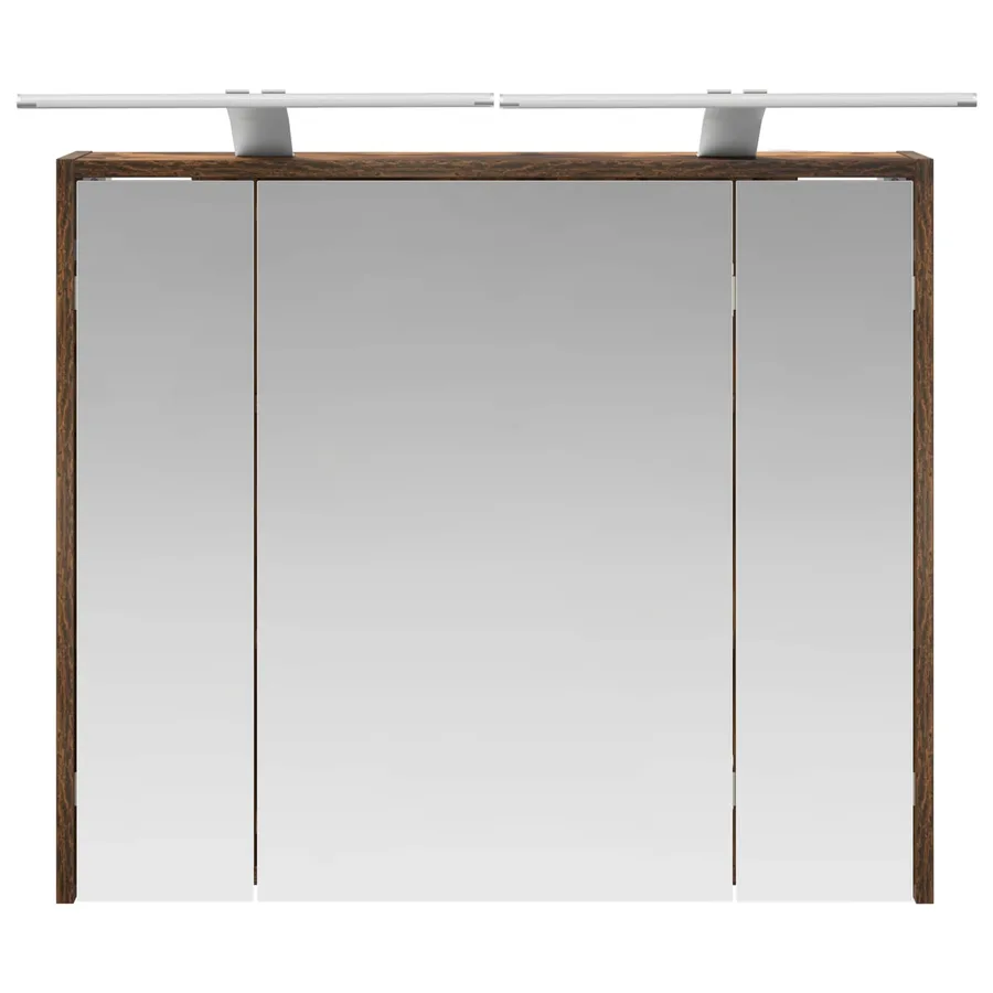 Armoire Miroir de Salle de Bain Chêne fumé 73,5 x 16 x 62,5 cm - 6