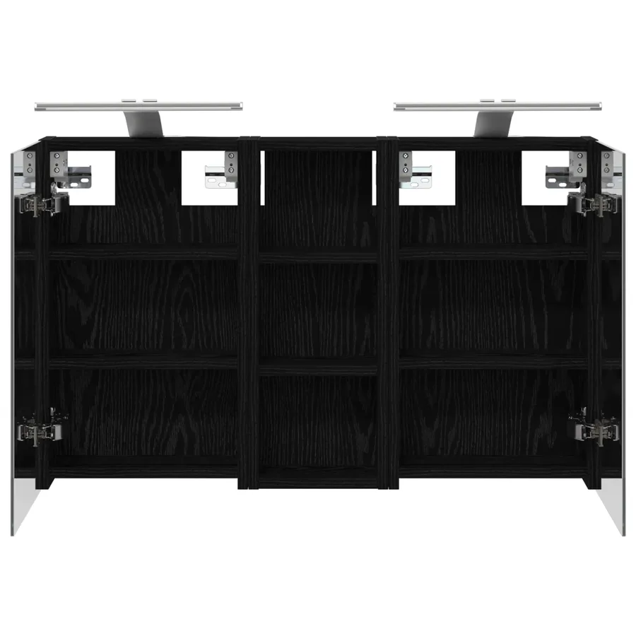 Ensemble de Meubles de Salle de Bain 3 pcs 80 x 10,5 x 50 cm - 7