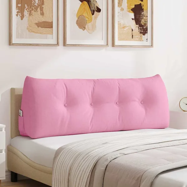 Coussin de Dos Rose 140 x 24 x 50 cm tissu