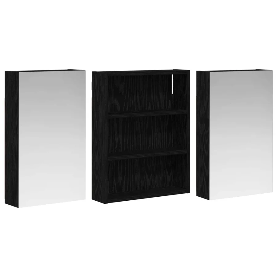 Ensemble de Meubles de Salle de Bain 3 pcs 100 x 10,5 x 50 cm - 5