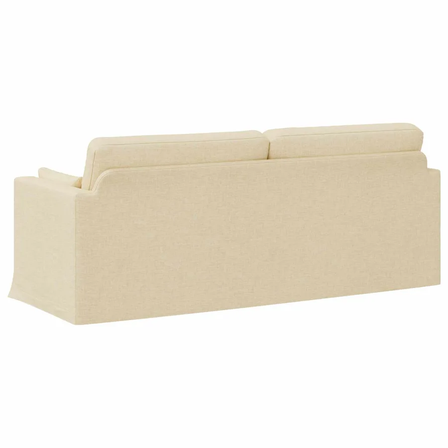 Canapé Crème 198 x 78 x 80 cm tissu - 6