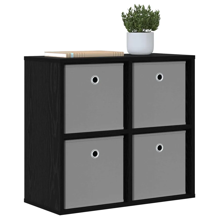 Buffet avec tiroir Chêne noir 59,5 x 27 x 57 cm - 3