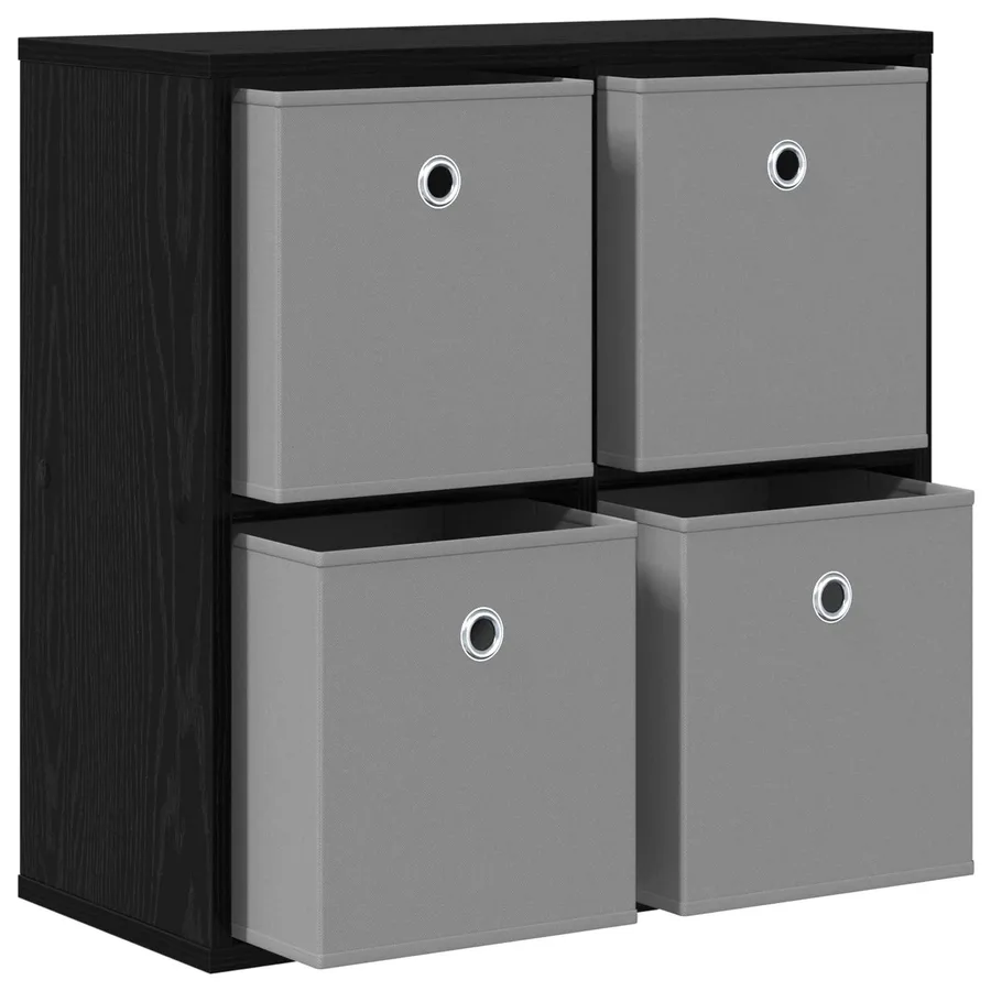Buffet avec tiroir Chêne noir 59,5 x 27 x 57 cm - 5