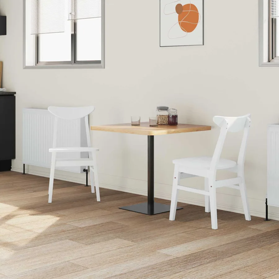 Chaises de salle à manger 2 pcs Blanc 42 x 47.5 x 81 cm - 3
