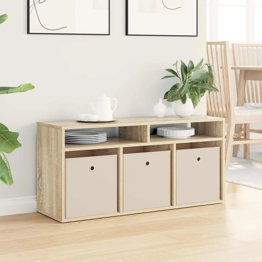 Basboard avec tiroir Chêne Sonoma 102 x 32 x 48,5 cm - 4