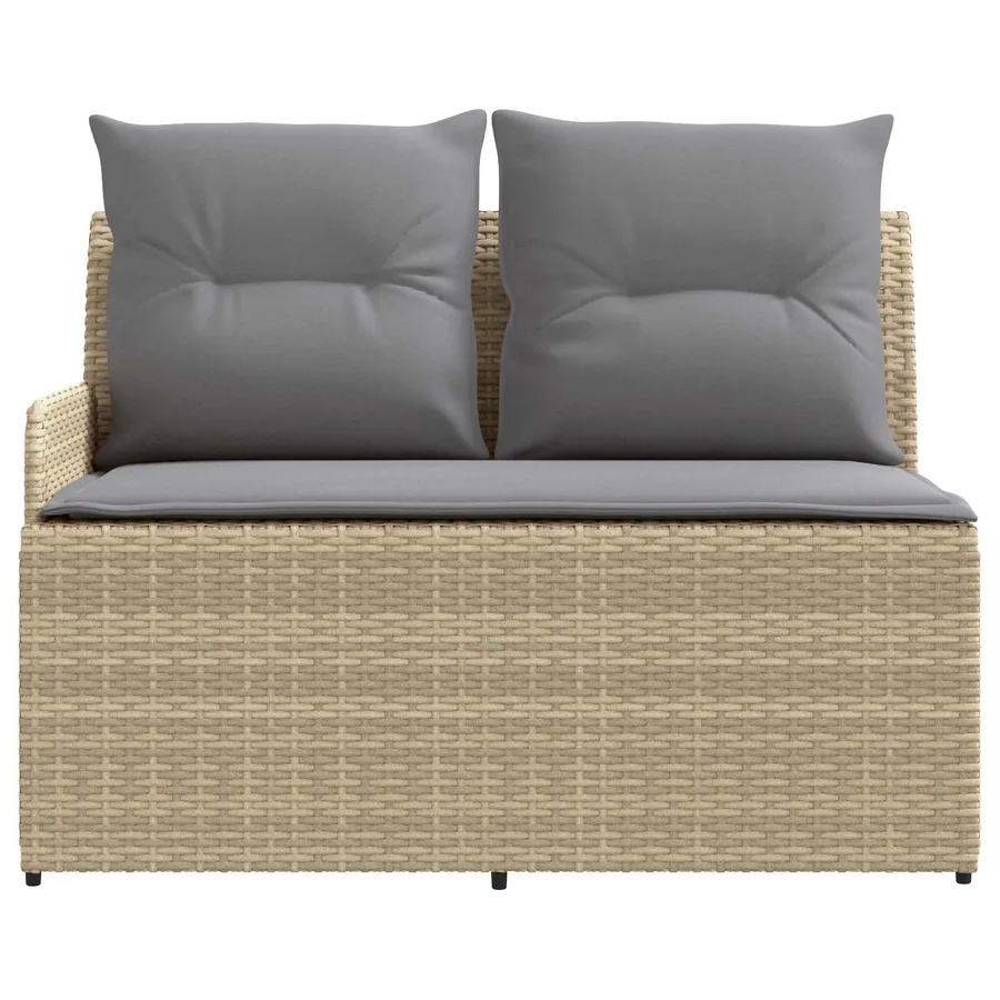 Canapé de jardin avec accoudoirs et table relevable 2 Pièce - 6