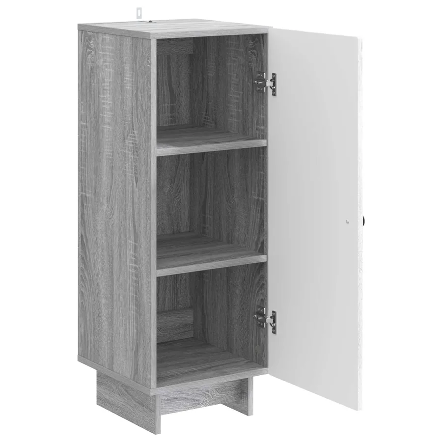 Buffet Sonoma gris 33 x 34,5 x 90 cm Bois d'ingénierie - 5