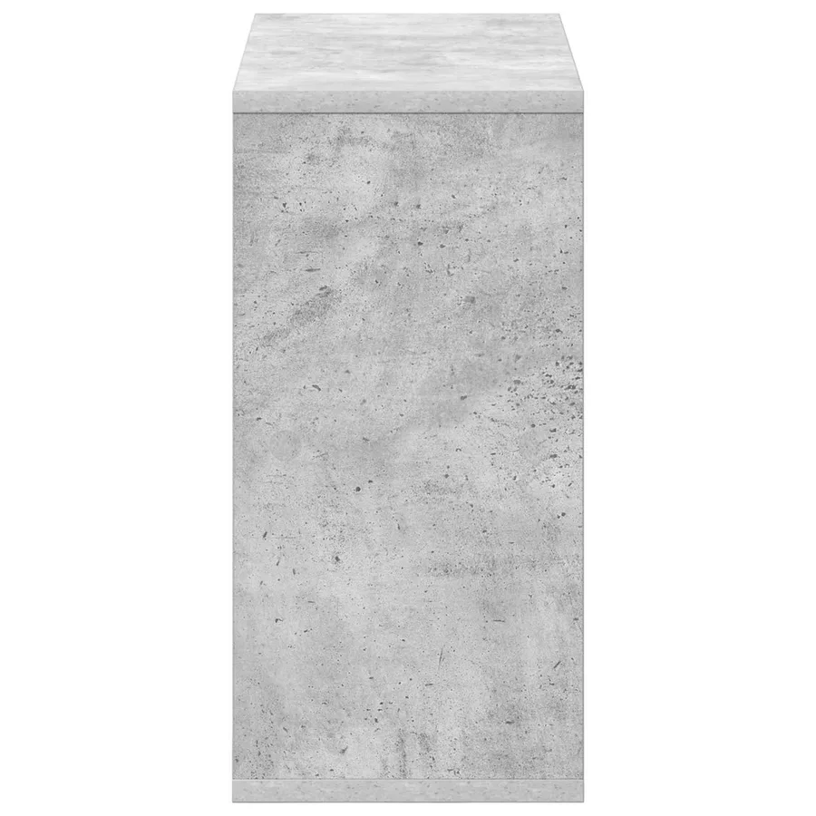 Buffet avec tiroir Gris béton 49,5 x 22 x 47 cm - 7