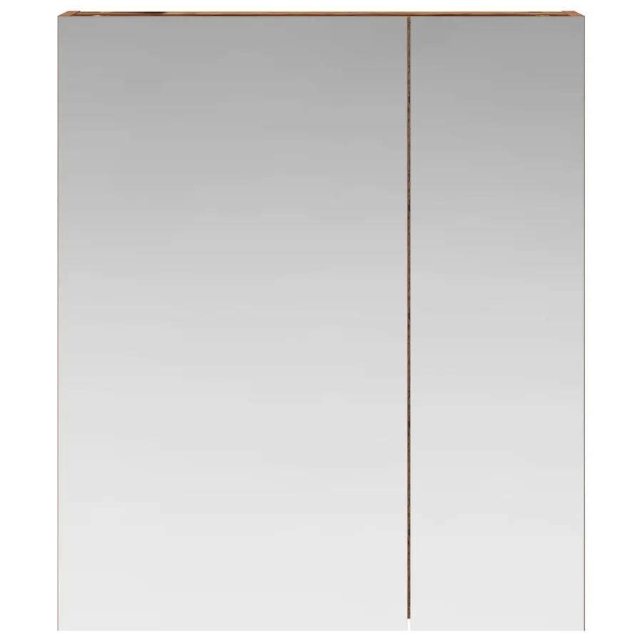 Armoire Miroir de Salle de Bain Bois ancien 60 x 14,5 x 70 cm - 5