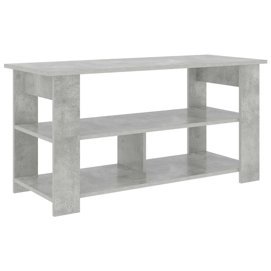 Support de télévision Gris béton 100 x 40 x 50 cm - 2