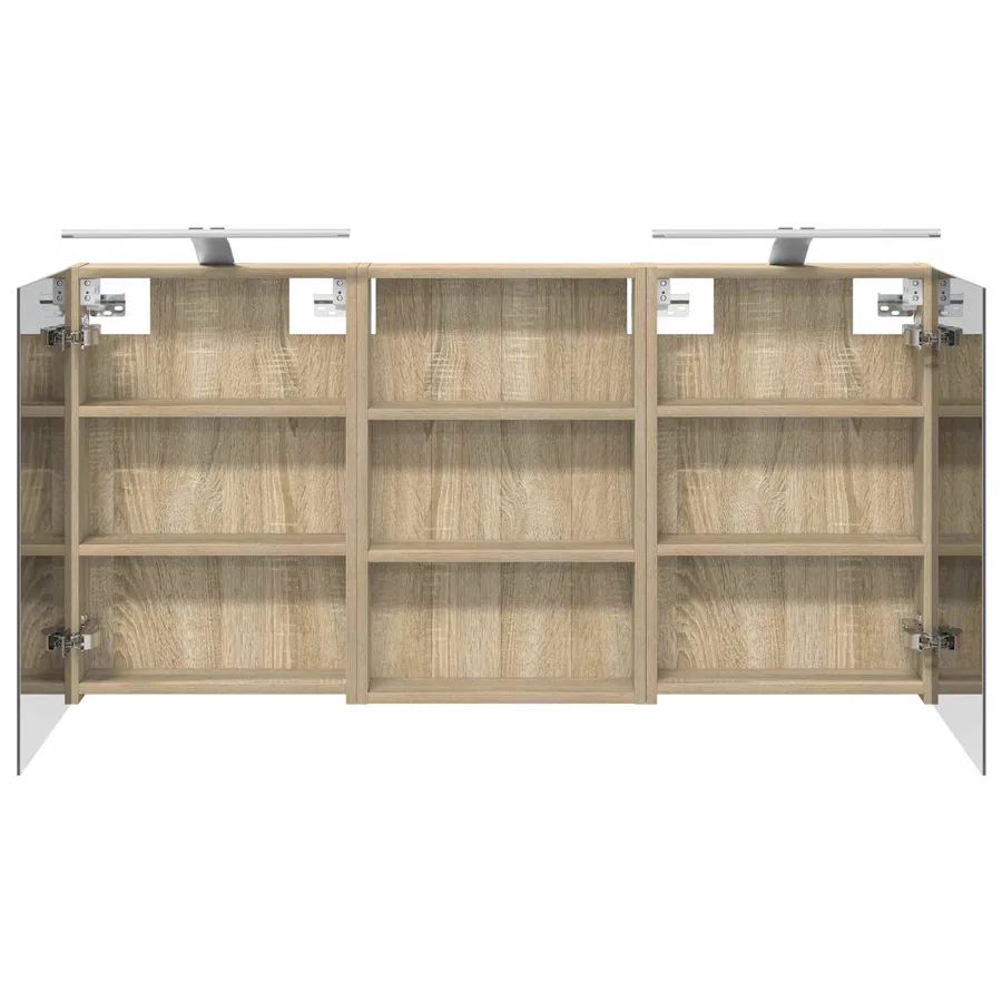 Ensemble de Meubles de Salle de Bain 3 pcs 120 x 10,5 x 60,5 cm - 7