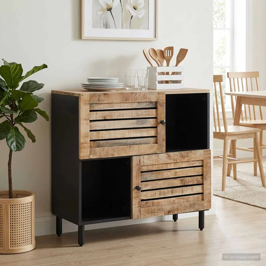 Armoires de rangement avec stockage Marron 80 x 33,5 x 75 cm