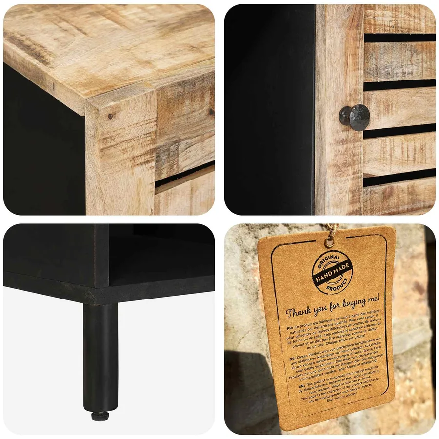 Armoires de rangement avec stockage Marron 80 x 33,5 x 75 cm - 7