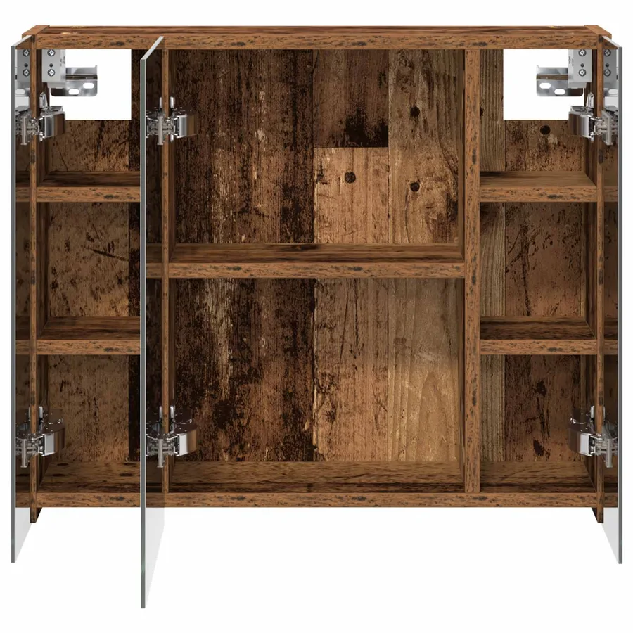 Armoire Miroir de Salle de Bain Bois ancien 60 x 14,5 x 50 cm - 6