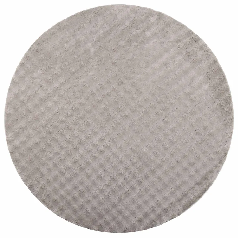 Tapis de surface Rond SIROLO Sable Ø 120 CM Polyester - 2
