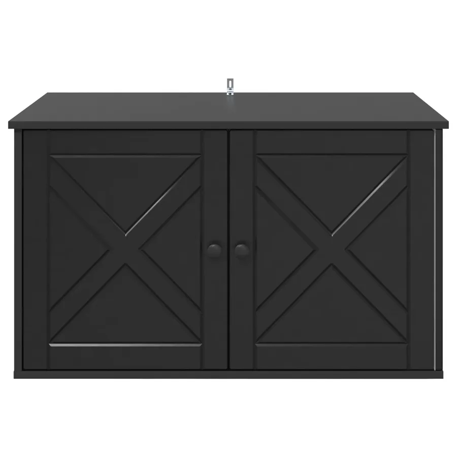 Maison pour chat Noir 85 x 55 x 50,5 cm Bois d'ingénierie - 7