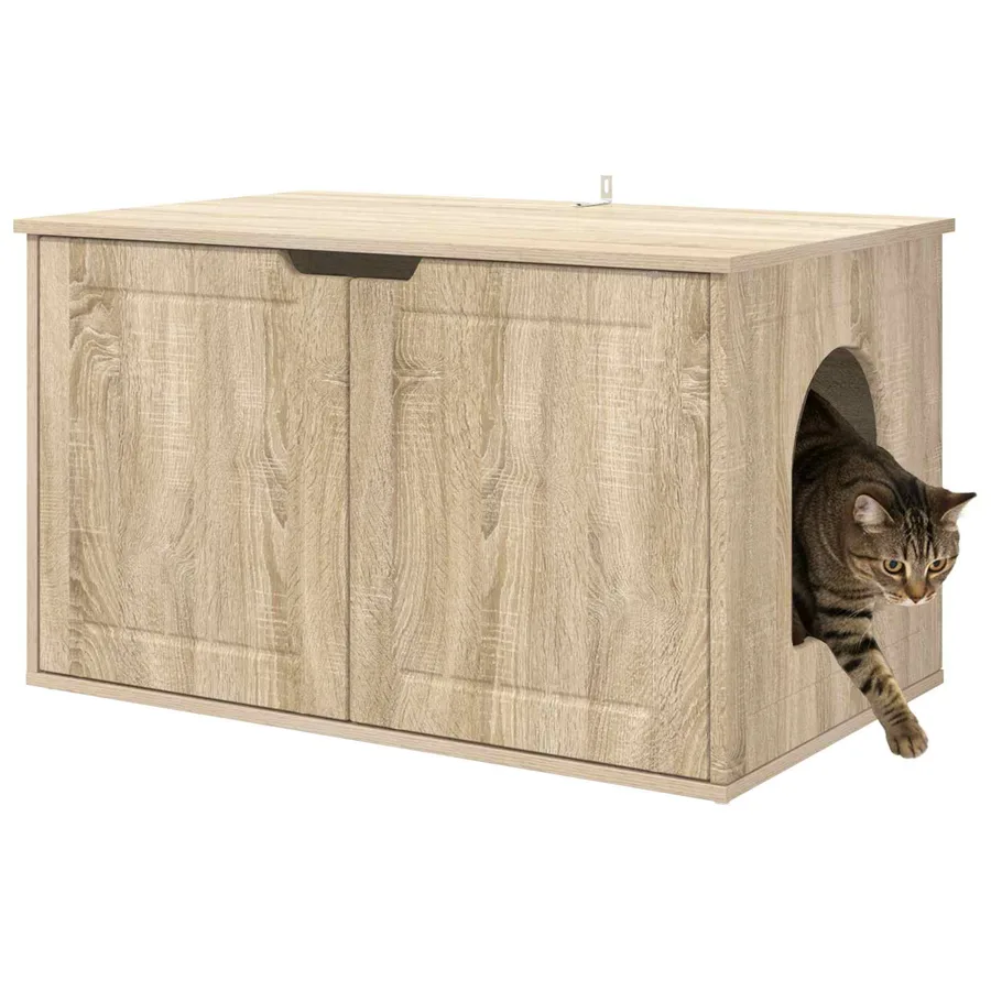 Maison pour chat Sonoma 85 x 55 x 50,5 cm Bois d'ingénierie - 3