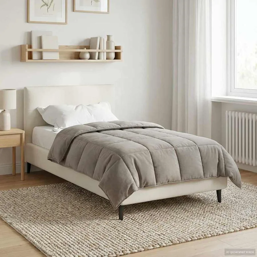Duvet d'été simple Matelassé Rose 135 x 200 cm