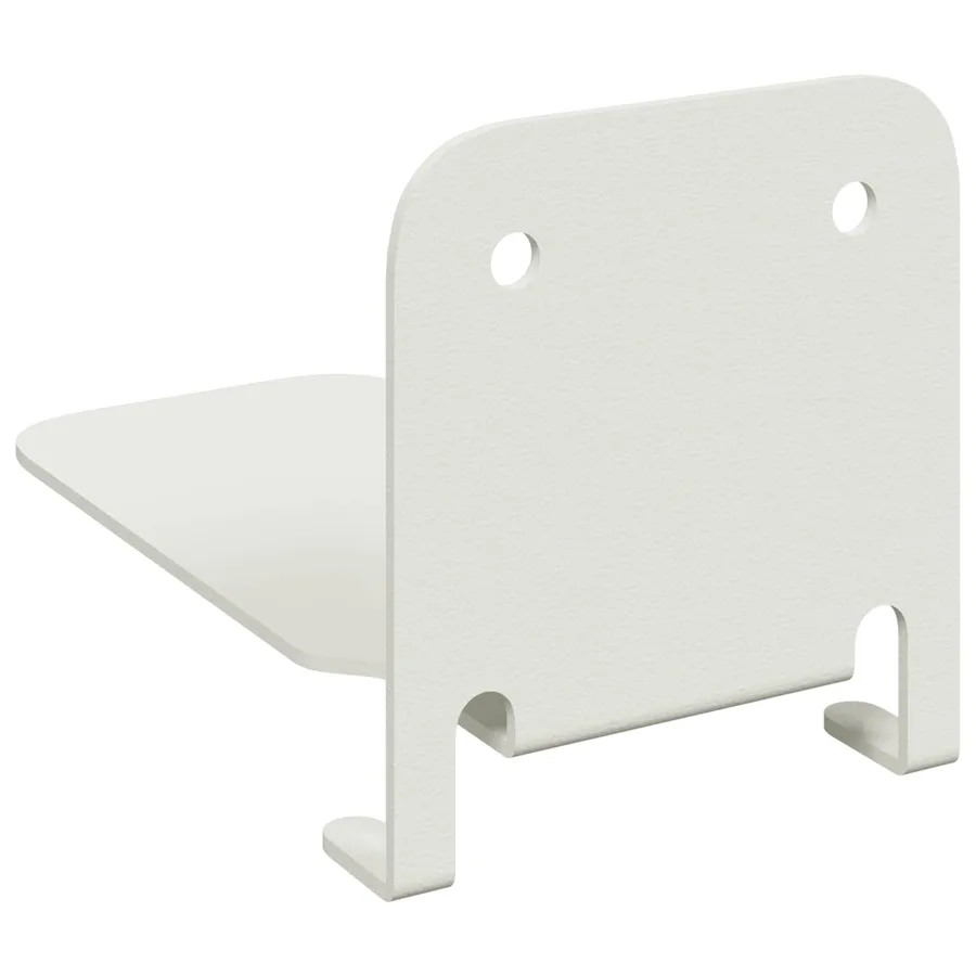 Étagère flottante avec étagère 4 pcs Blanc 6 x 10,8 x 6,6 cm - 7