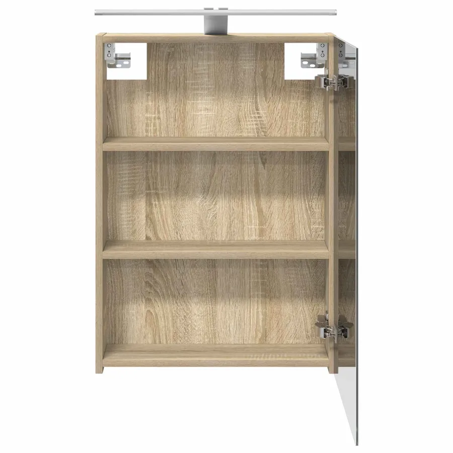 Armoire Miroir de Salle de Bain Chêne Sonoma 50 x 14,5 x 70 cm - 7