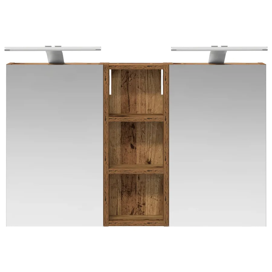 Ensemble de Meubles de Salle de Bain 3 pcs 80 x 10,5 x 50 cm - 6