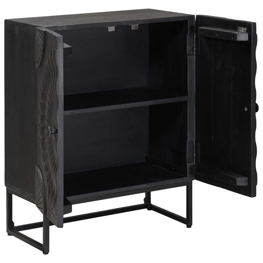 Buffet Noir 55 x 30 x 70 cm - 4