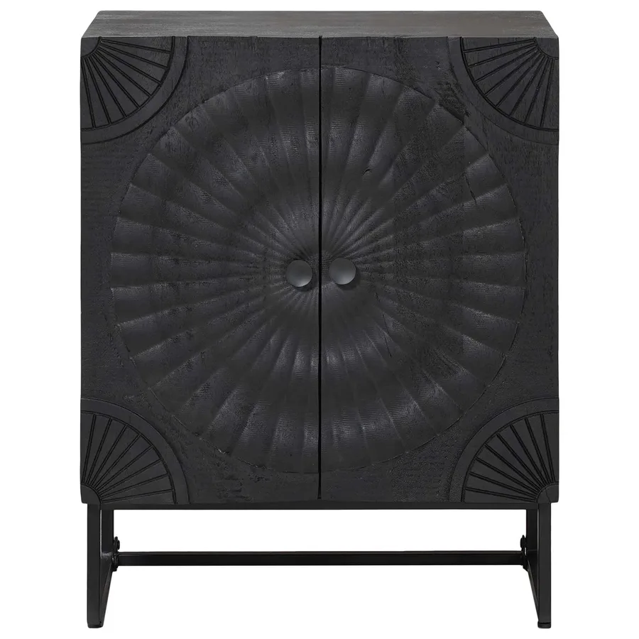 Buffet Noir 55 x 30 x 70 cm - 5