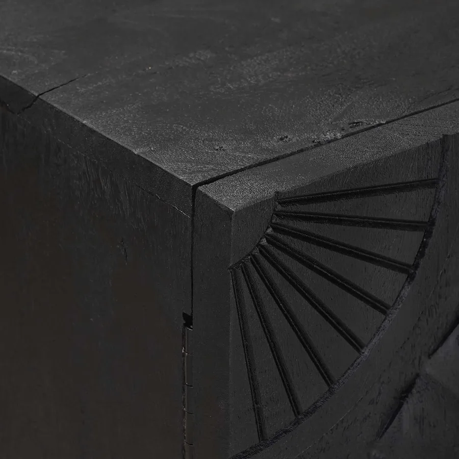 Buffet Noir 55 x 30 x 70 cm - 8