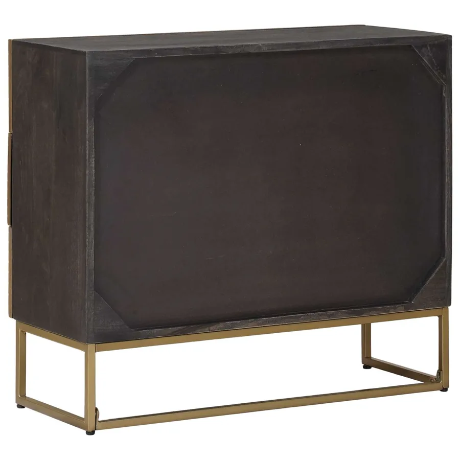 Armoire à tiroirs avec tiroir Laiton 75 x 30 x 65 cm - 5