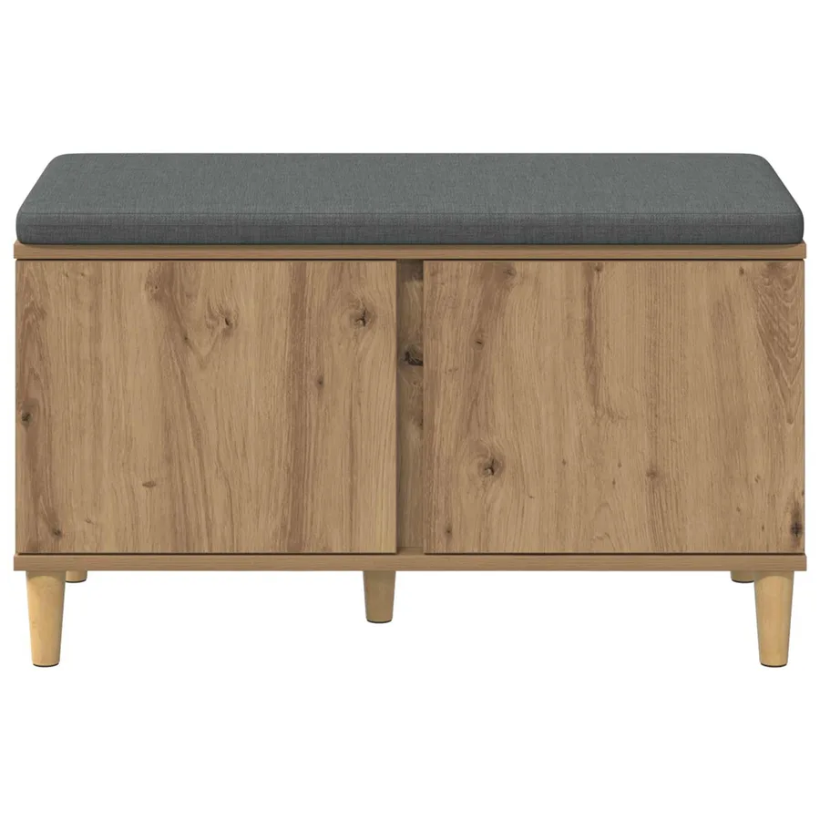 Banc d'entrée Chêne Artisanal 80 x 38 x 46 cm - 6