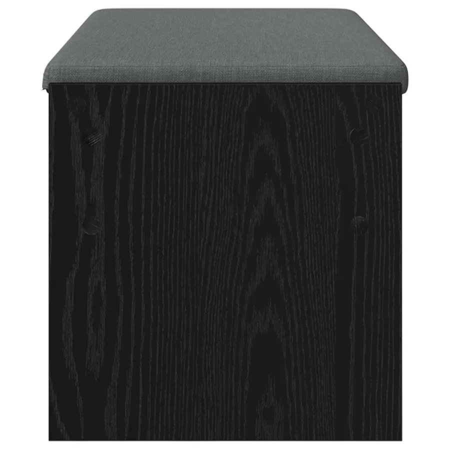 Banc d'entrée avec coussin Chêne noir 103 x 38 x 40 cm - 6