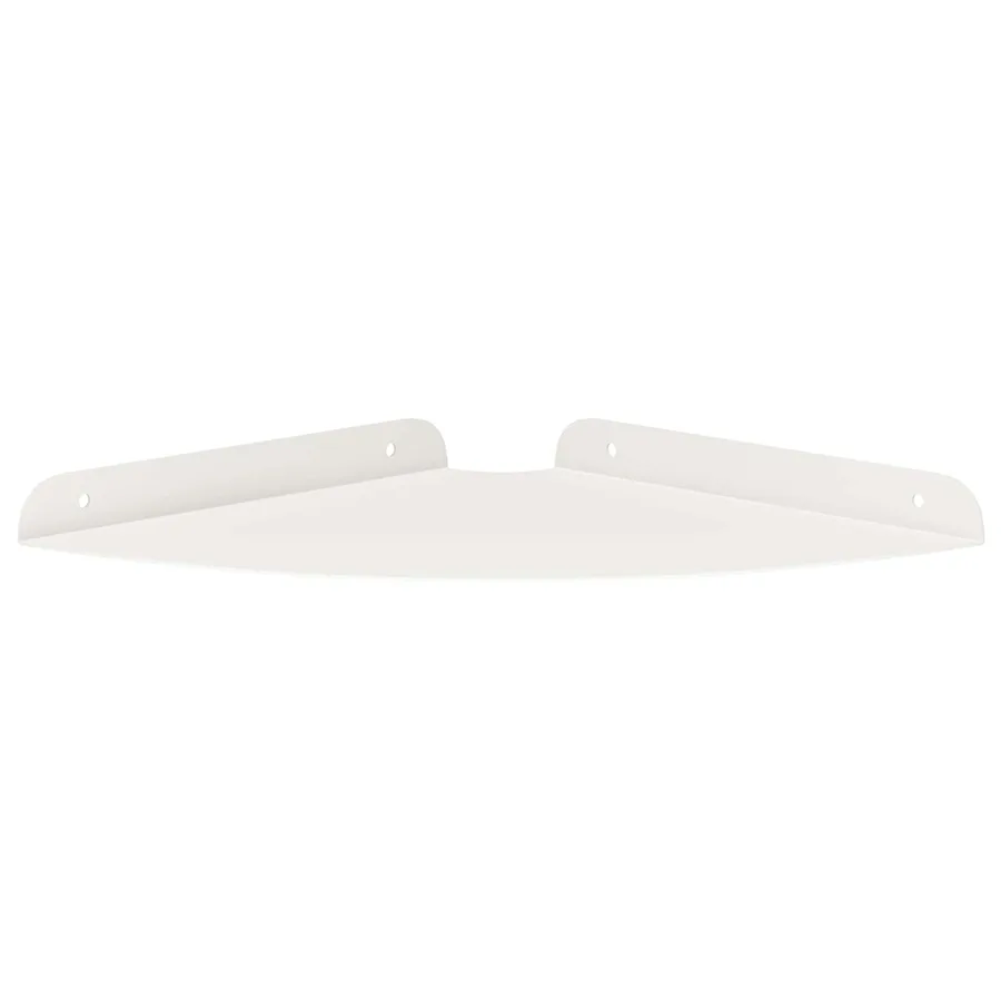 Étagère flottante avec étagère 2 pcs Blanc 24 x 24 x 2 cm - 5