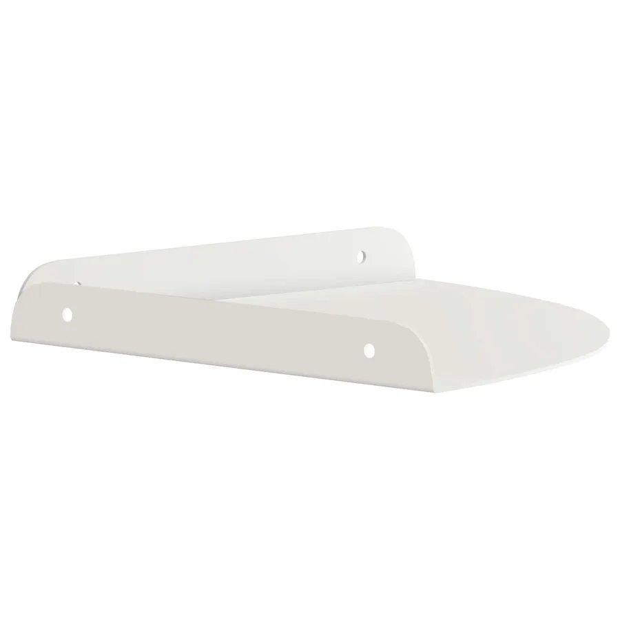 Étagère flottante avec étagère 2 pcs Blanc 24 x 24 x 2 cm - 6