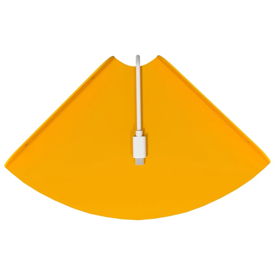 Étagère flottante 2 pcs Jaune moutarde 18 x 18 x 2 cm - 9