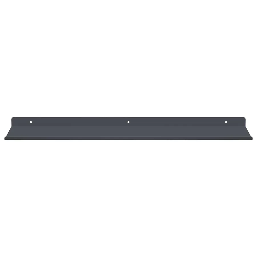 Étagère flottante 4 pcs Anthracite 60 x 18 x 2,5 cm Acier - 5