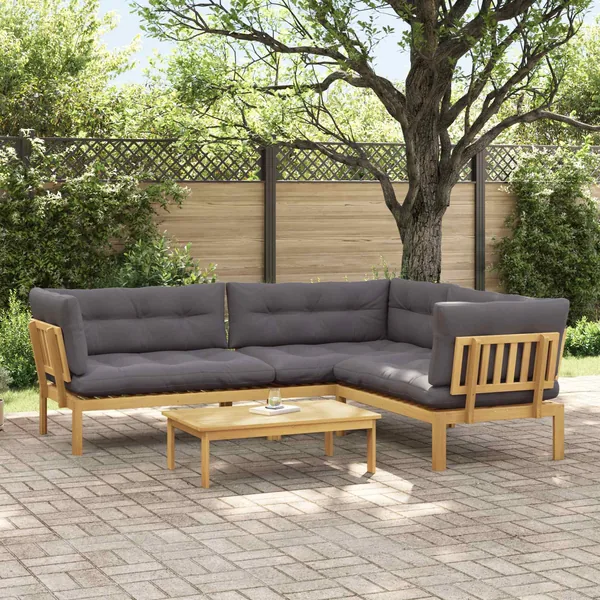 4 Pièce Unité du canapé en palette de jardin
