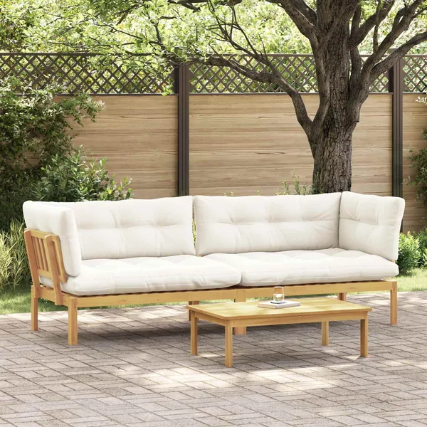 Unité du canapé en palette de jardin 2 Pièce