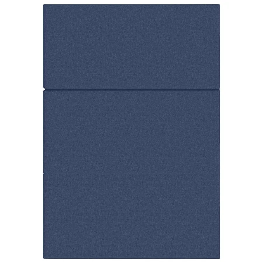 Canapé-lit pliable 160 x 67 x 45 cm Bleu - 5