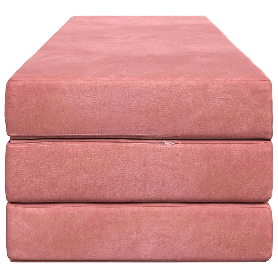 Canapé-lit pliable 180 x 67 x 45 cm Rose - 4
