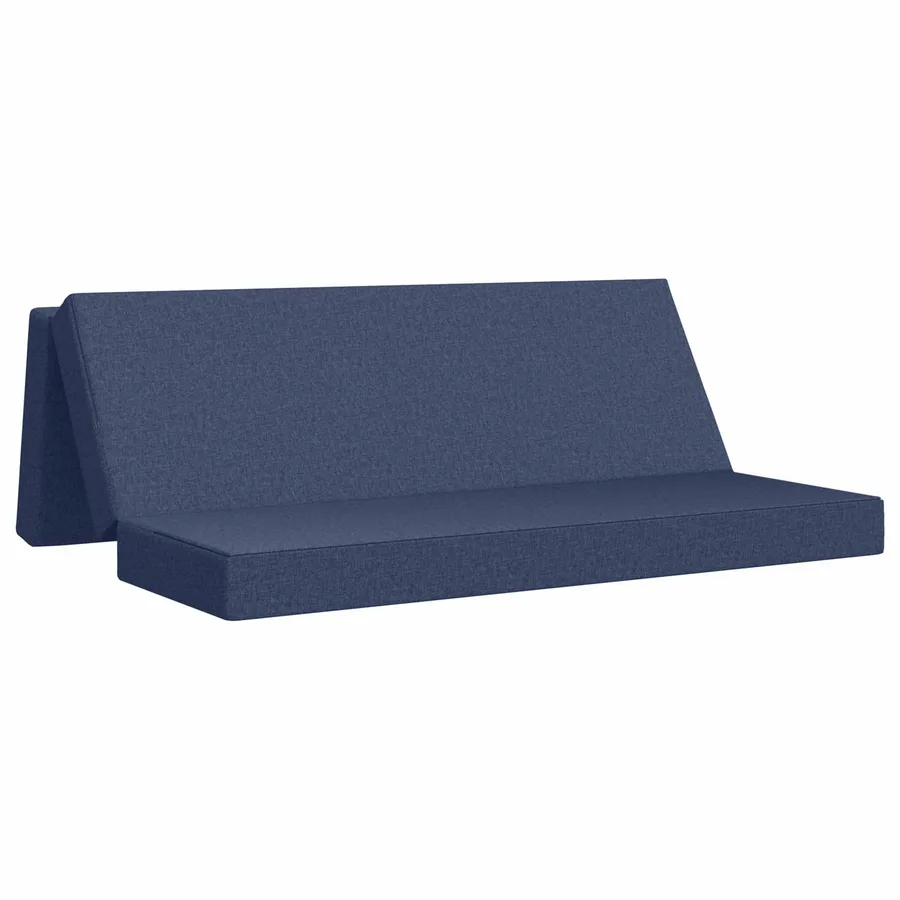 Canapé-lit pliable 200 x 67 x 45 cm Bleu - 2