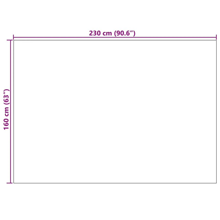 Tapis de surface PALMERAS Vert 160 x 230 cm Polyester - 8
