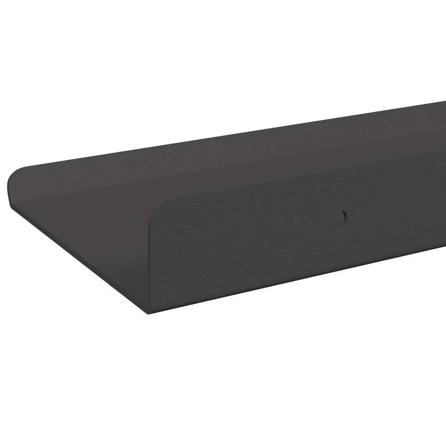 Étagère flottante 3 pcs Noir 40 x 9 x 2,5 cm Acier - 7
