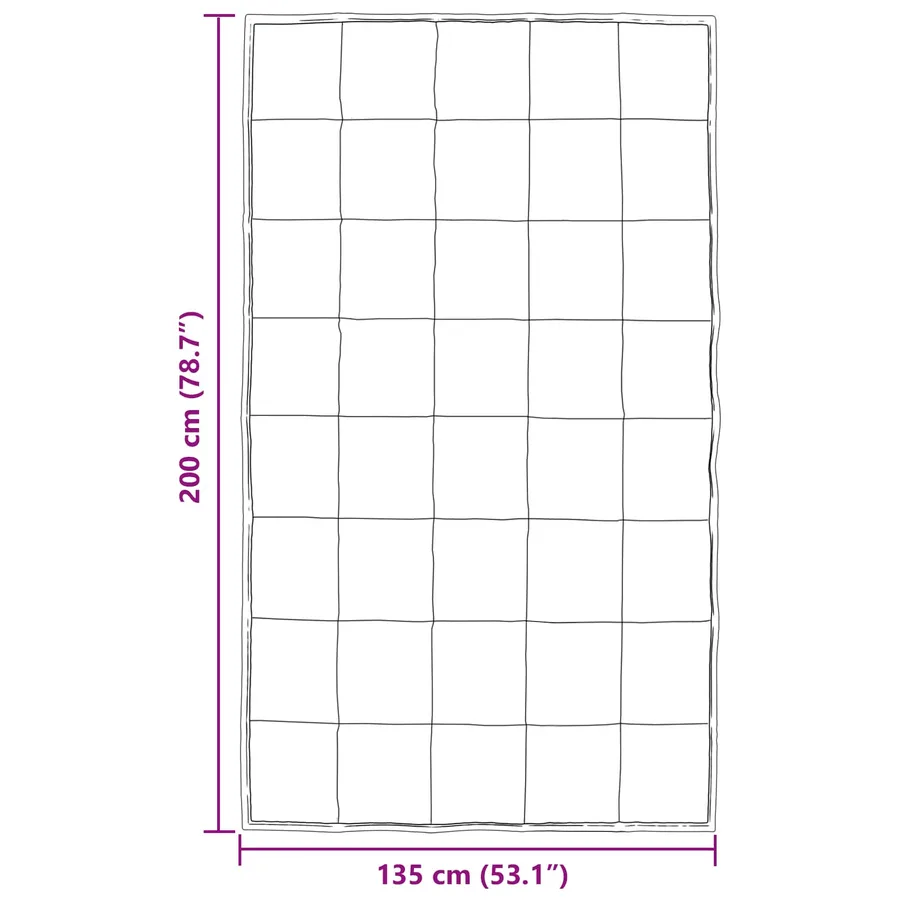 Duvet d'été simple Doré 135 x 200 cm Satin et Microfibre - 8