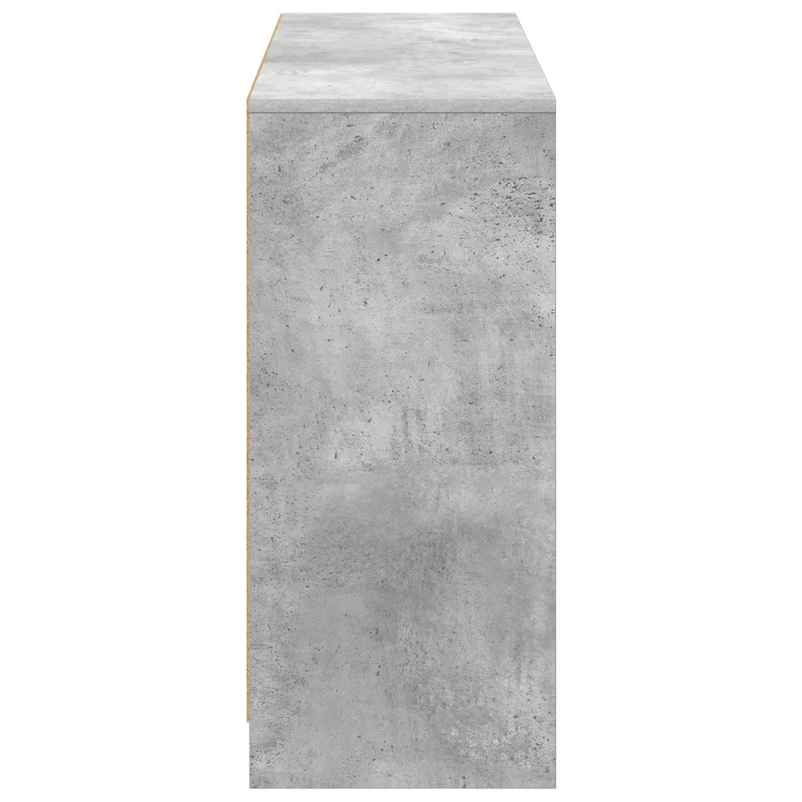 Buffet avec tiroir Gris béton 102 x 32 x 73,5 cm - 7