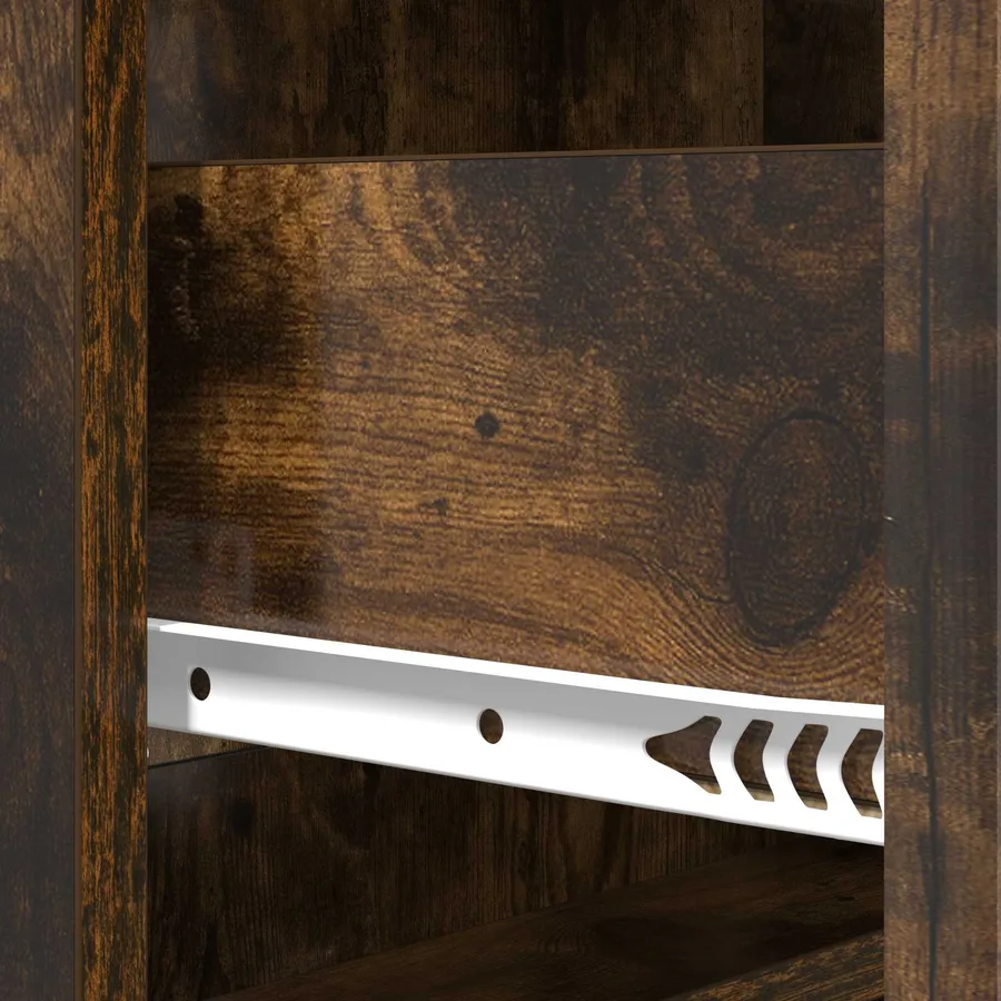 Armoire à tiroirs Chêne fumé 66 x 34,5 x 92 cm - 8